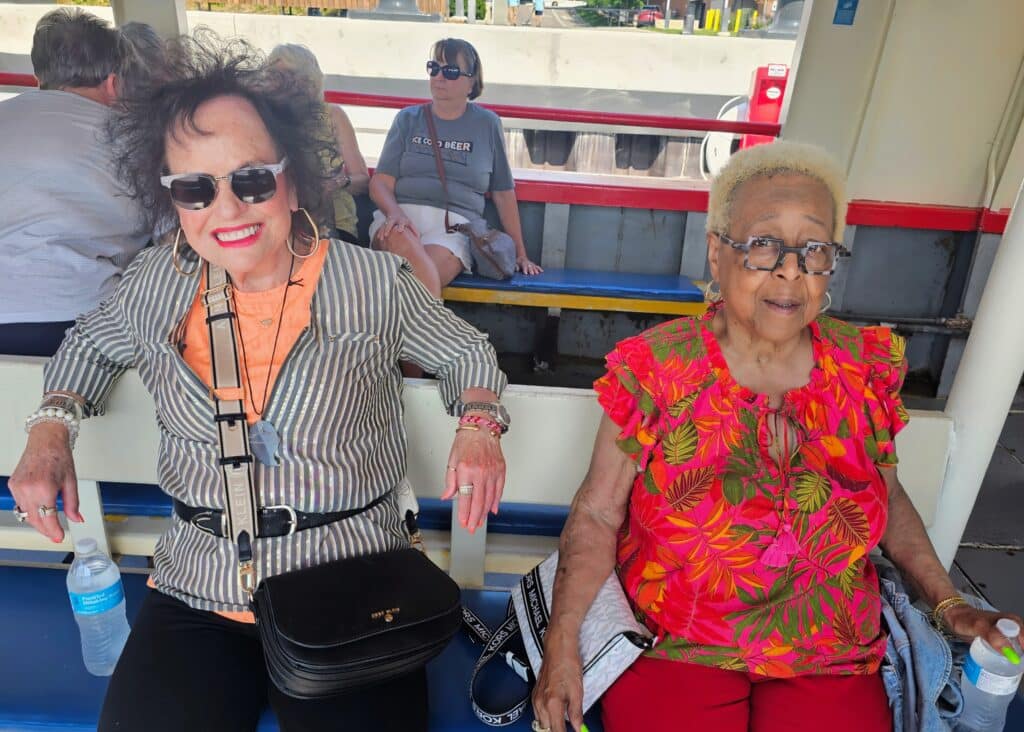 Genesis Village residents enjoying a Sandpiper Cruise on the Maumee River in Toledo