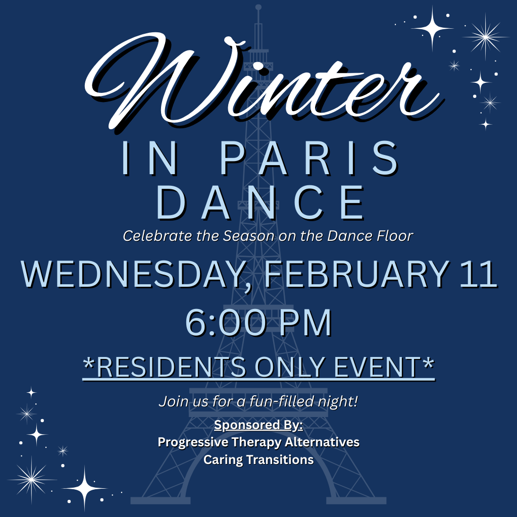 winter in paris dance flyer