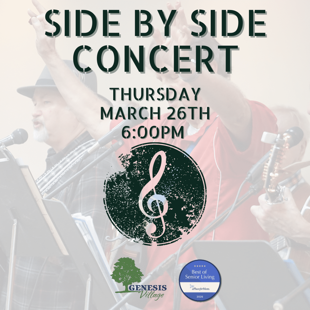 side by side concert flyer