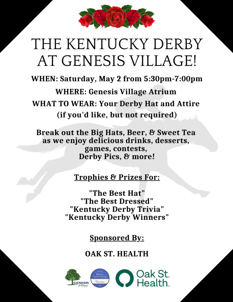 Kentucky-Derby-Genesis-Village-Senior-Living-Community-Northwest-Ohio