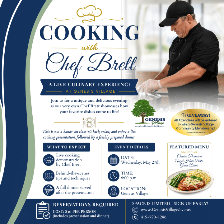 cooking with Chef Brett