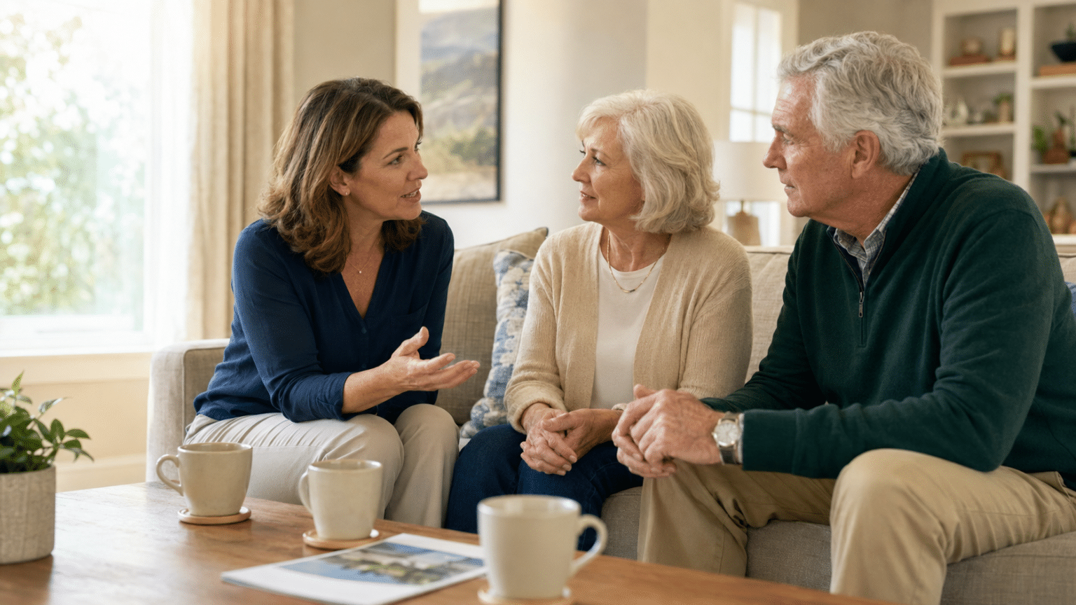 Conversation about senior living