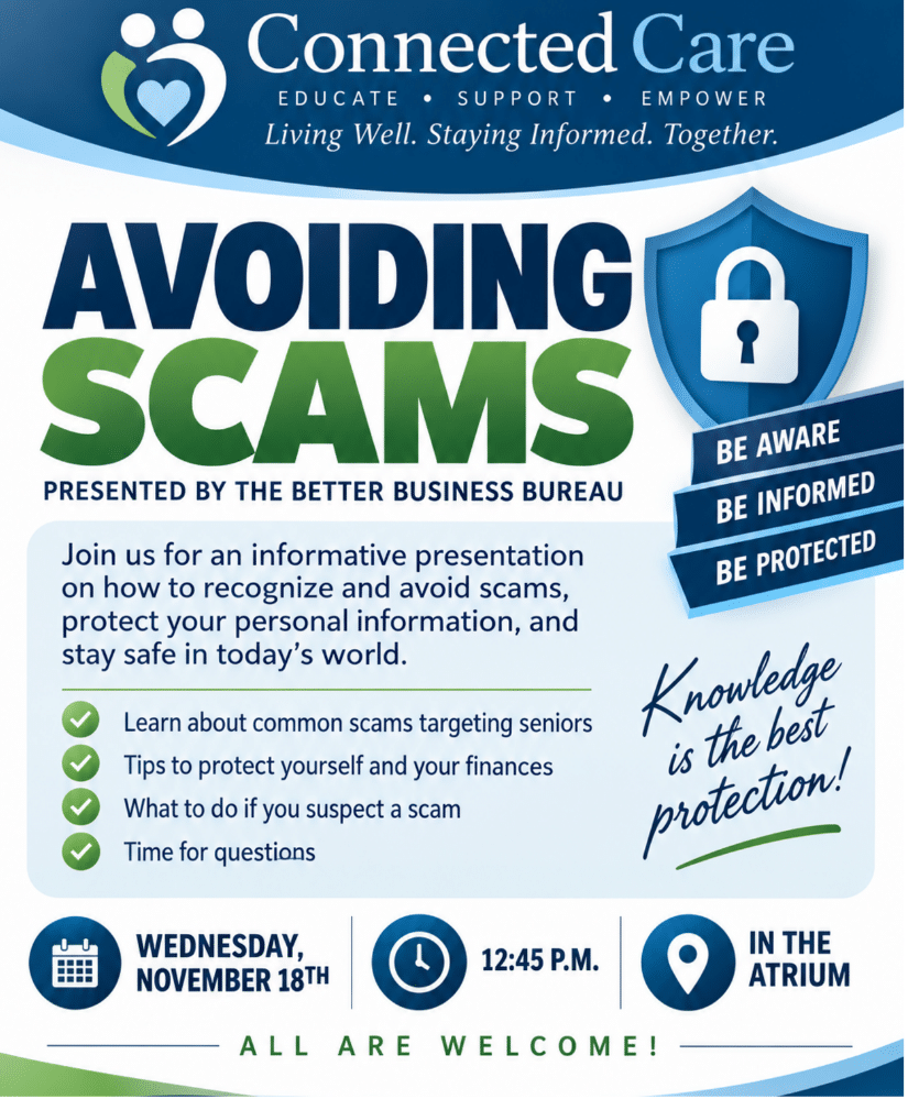 avoiding scams presentation